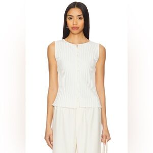 Free People Tilly Vest in Ivory